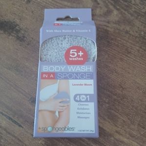 Spongeables Bodywash in a sponge